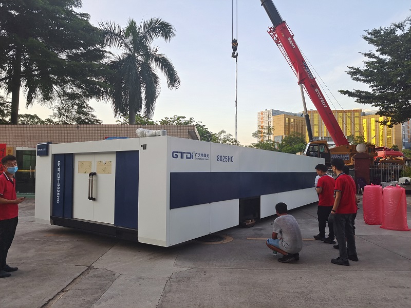 通宝TB激光8025HC总线高功率12000W光纤激光切割机交付成功